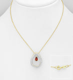 Gemstones Pendant with Interchangeable Gemstones