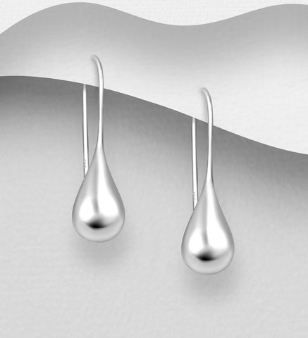 Raindrop Earrings in Sterling Silver