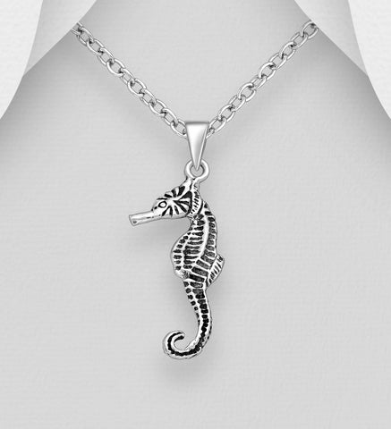 Seahorse Pendant & Chain