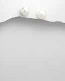 Luxurious Pearl Hook Earrimgs in Sterling Silver