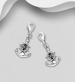 Sterling Silver Anchor Charm