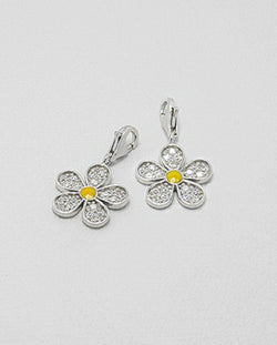 Daisy Charm in Sterling Silver