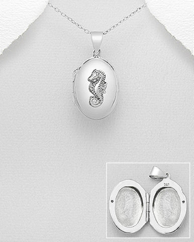 Sea Horse Locket & Chain