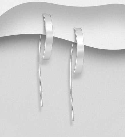 Stylish, Sleek and Sophisticated Earrings in Sterling Silver