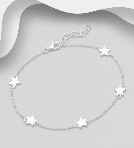 Star Bracelet in Sterling Silver